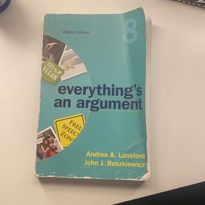 Everything’s an argument textbook eighth edition